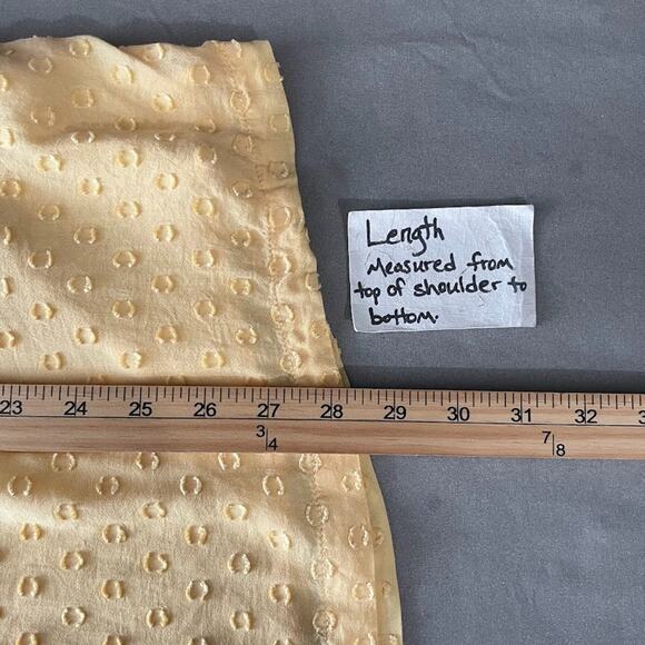 Soft Surroundings Size Large Buttery Swiss Polka Dot Calm Top Romantic Peasant - Picture 7 of 7